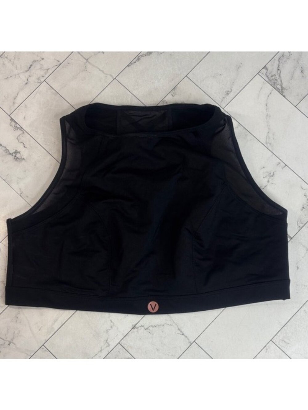 NWOT Livi Active Lane Bryant Womens Sports Bra Black Low Impact NO WIRE 14/16